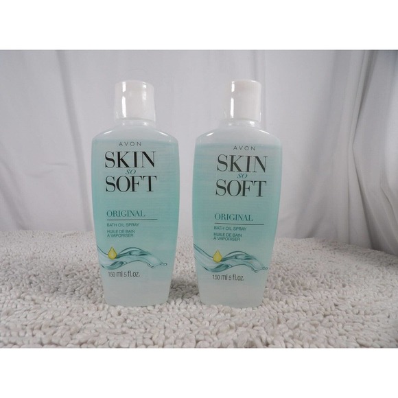Avon Bath & Body Lot Of 2 Avon Skin So Soft Jojoba Mineral Original